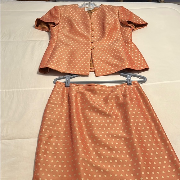 For Her Women Skirt Suit 83019-Orange main image 1